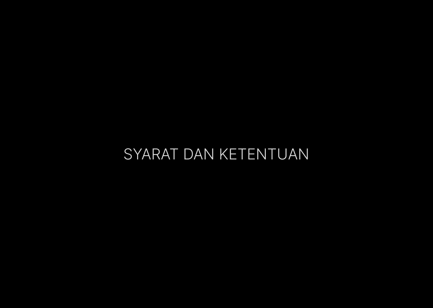 Syarat dan Ketentuan